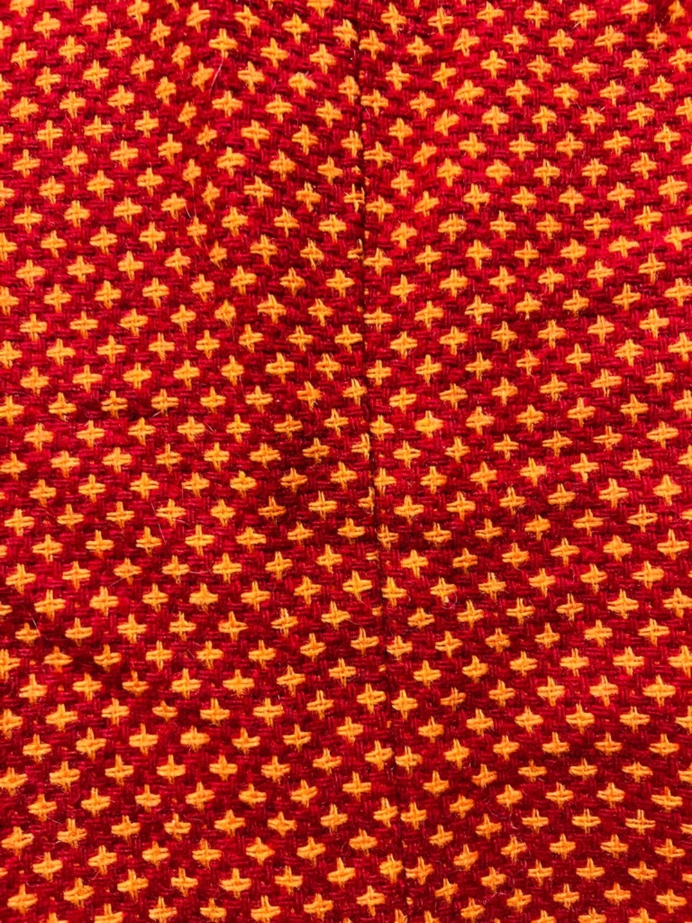 French Connection Red Patterned Button-Up Jacket - Picture 8 of 9